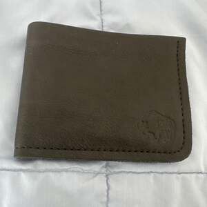 New TLS wallet 6 Pocket Bifold Wallet Leather Montana Black